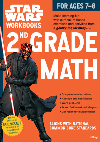 Star Wars Workbook: 2nd Grade Math