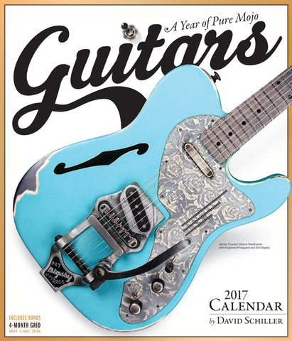 Guitars Wall Calendar 2017