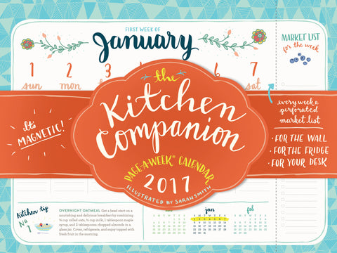 The Kitchen Companion Page-A-Week Calendar 2017