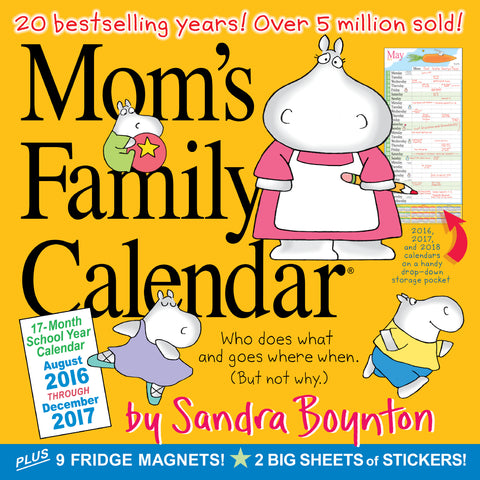 Mom's Family Wall Calendar 2017