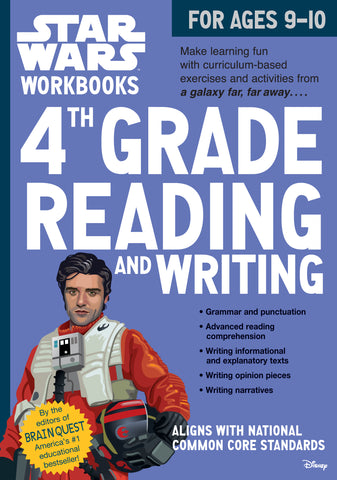 Star Wars Workbook: 4th Grade Reading and Writing