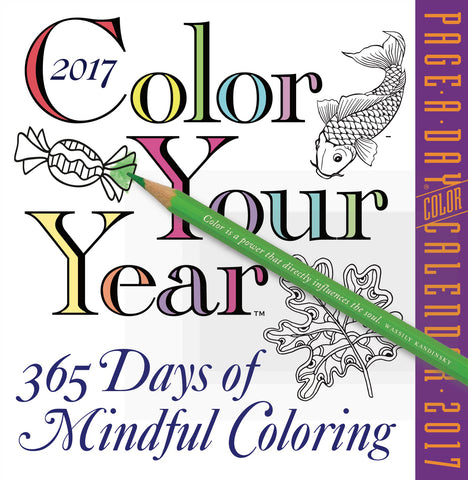 Color Your Year Page-A-Day Calendar 2017