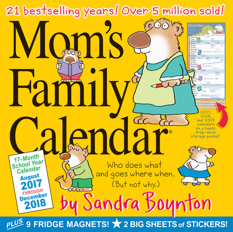 Mom's Family Wall Calendar 2018