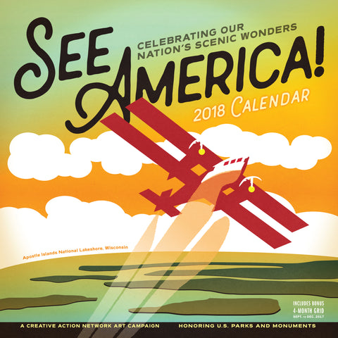 See America! Wall Calendar 2018