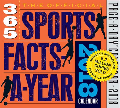 The Official 365 Sports Facts-A-Year Page-A-Day Calendar 2018