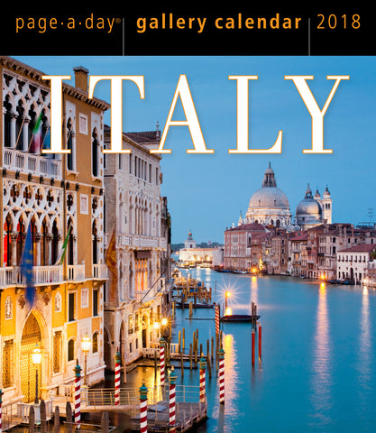 Italy Page-A-Day Gallery Calendar 2018