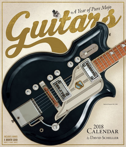 Guitars Wall Calendar 2018