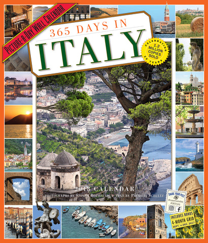 365 Days in Italy Picture-A-Day Wall Calendar 2018