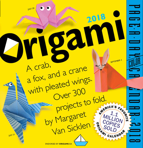 Origami Page-A-Day Calendar 2018