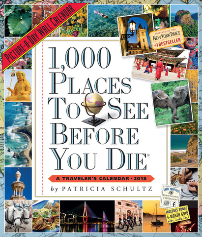 1,000 Places to See Before You Die Picture-A-Day Wall Calendar 2018