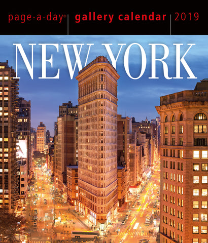 New York Page-A-Day Gallery Calendar 2019