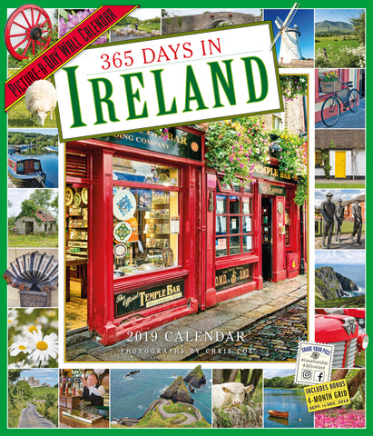 365 Days in Ireland Picture-A-Day Wall Calendar 2019
