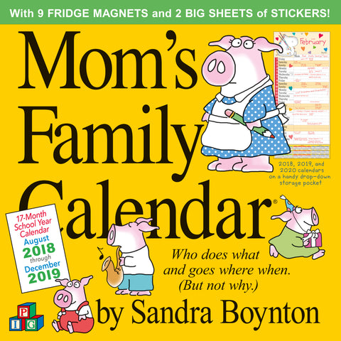 Mom's Family Wall Calendar 2019