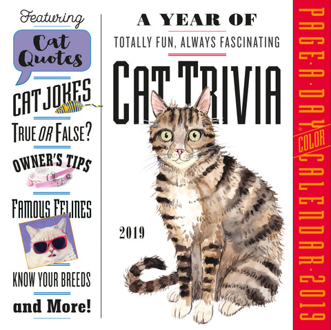 A Year of Cat Trivia Page-A-Day Calendar 2019