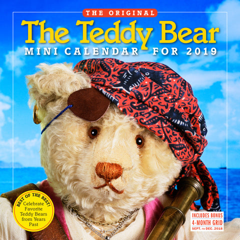 The Teddy Bear Mini Wall Calendar 2019