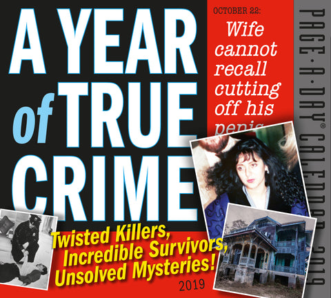 A Year of True Crime Page-A-Day Calendar 2019