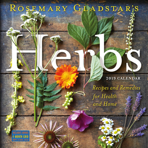 Rosemary Gladstar's Herbs Wall Calendar 2019