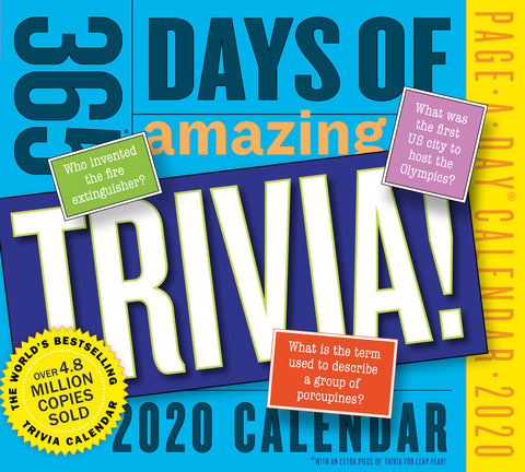 365 Days of Amazing Trivia! Page-A-Day Calendar 2020