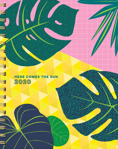 Here Comes the Sun 17-Month Large Planner with 1000+ Stickers 2019-2020
