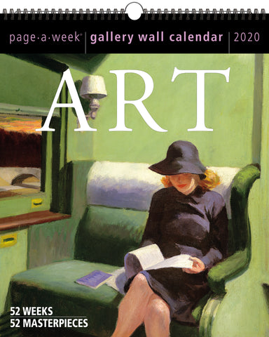 Art Page-A-Week Gallery Wall Calendar 2020