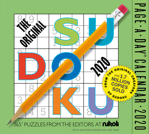 The Original Sudoku Page-A-Day Calendar 2020