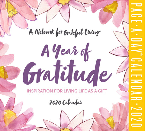 A Year of Gratitude Page-A-Day Calendar 2020