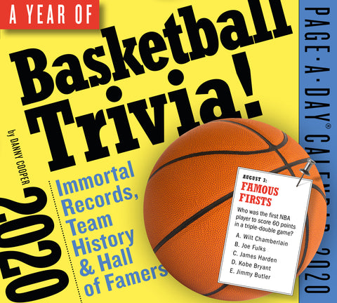 A Year of Basketball Trivia! Page-A-Day Calendar 2020