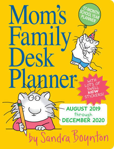 Mom's Family Desk Planner Calendar 2020