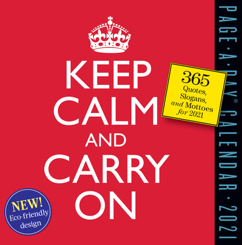 Keep Calm and Carry On Page-A-Day Calendar 2021