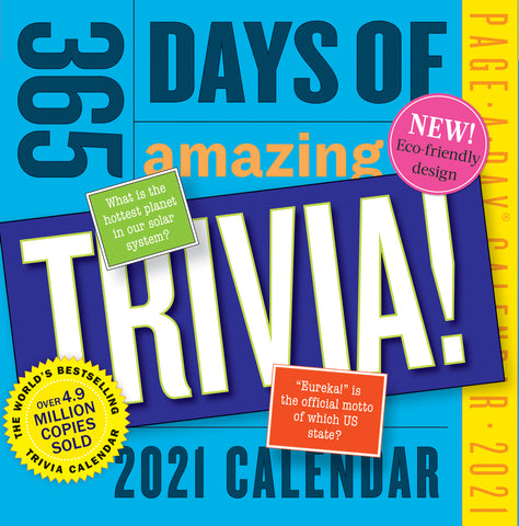 365 Days of Amazing Trivia! Page-A-Day Calendar 2021