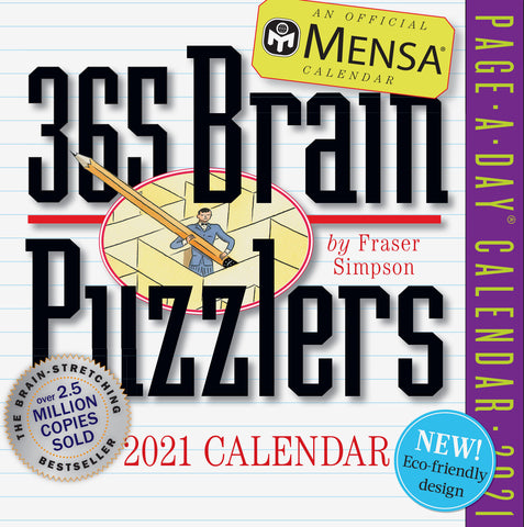 Mensa 365 Brain Puzzlers Page-A-Day Calendar 2021