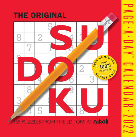 Original Sudoku Page-A-Day Calendar 2022