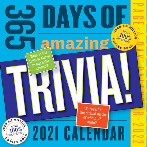 365 Days of Amazing Trivia! Page-A-Day Calendar 2022