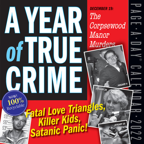 A Year of True Crime Page-A-Day Calendar 2022