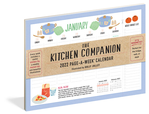 The Kitchen Companion Page-A-Week Calendar 2022