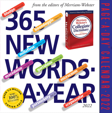 365 New Words-A-Year Page-A-Day Calendar 2022