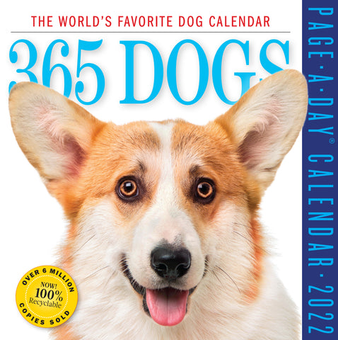 365 Dogs Page-A-Day Calendar 2022