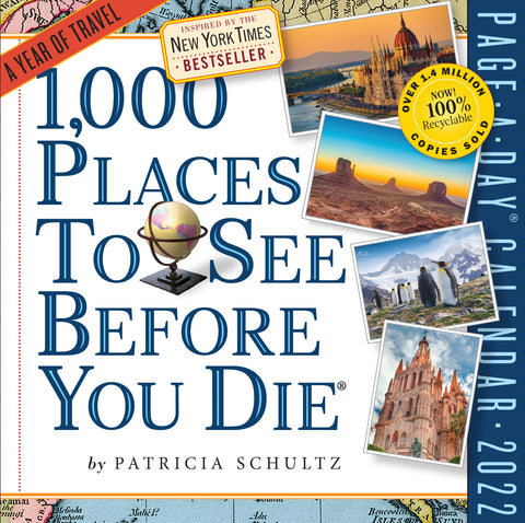 1,000 Places to See Before You Die Page-A-Day Calendar 2022