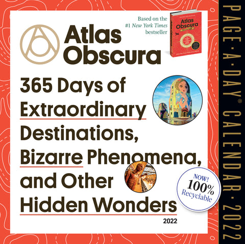 Atlas Obscura Page-A-Day Calendar 2022