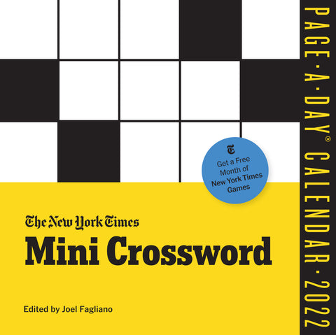 The New York Times Mini Crossword Page-A-Day Calendar for 2022