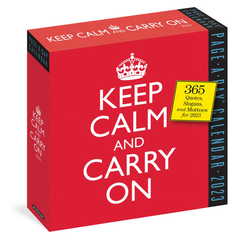Keep Calm and Carry On Page-A-Day Calendar 2023