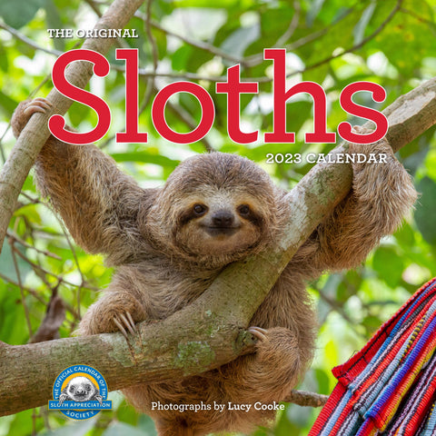 Original Sloths Wall Calendar 2023