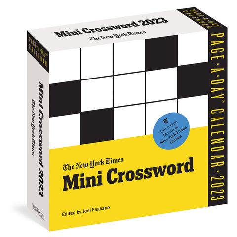 The New York Times Mini Crossword Page-A-Day Calendar for 2023