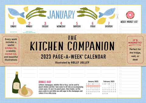 The Kitchen Companion Page-A-Week Calendar 2023