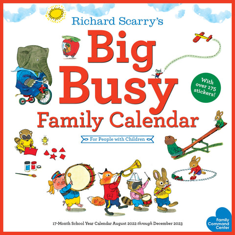 Richard Scarry Big Busy Family 2023 Wall Calendar