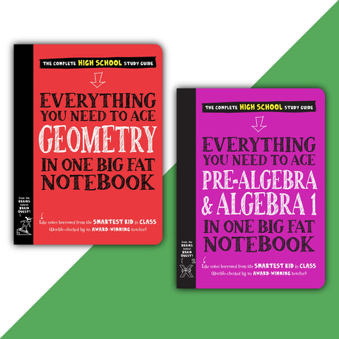 Big Fat Notebook High School Math 2-book set