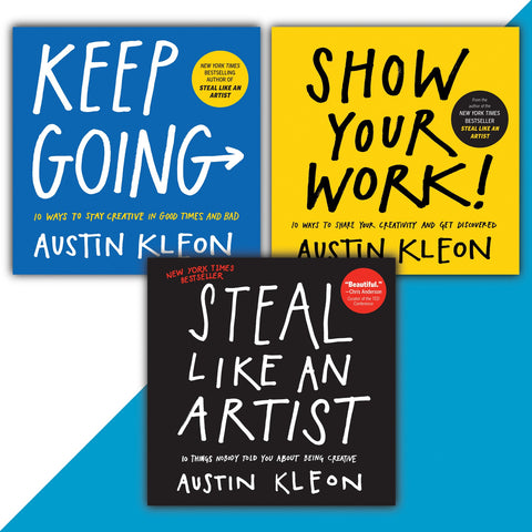 Austin Kleon 3-book set