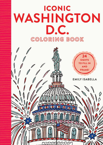Iconic Washington D.C. Coloring Book